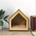 Wooden dog cat house furniture board tvilla nest